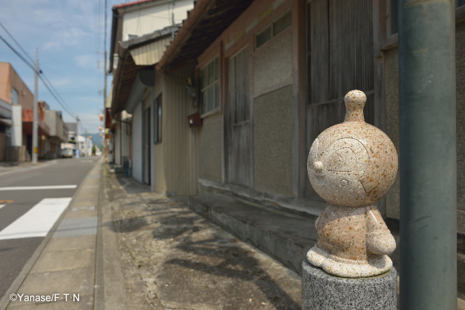 Birafu shopping street, Kahoku-cho, Kami City